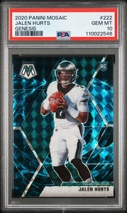 PSA 10 2020 Panini Mosaic Jalen Hurts Genesis Rookie RC #222 - Picture 1 of 2
