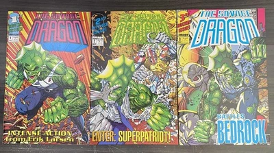 SAVAGE DRAGON #1-3 --- COMPLETE SET! 1ST SUPERPATRIOT! HI-GRADE! Image! 1992! NM - Image 1 of 4