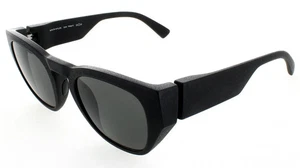 MYKITA MYLON TRINITY MD1 PITCH BLACK COL 301 BLACK MIRROR LENS SUNGLASS GERMANY - Picture 1 of 4