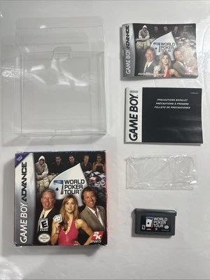 World Poker Tour (Nintendo Gameboy Advance, GBA) CIB Complete In Box - Tested - Image 1 of 4