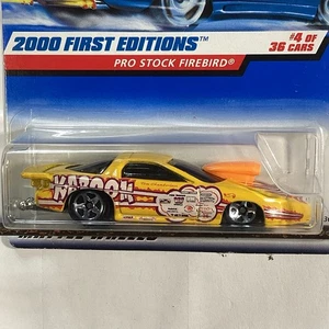 Hot Wheels 2000 First Editions #4 of 36 Cars Pro Stock Firebird 2000 #064 Yellow - Picture 1 of 2