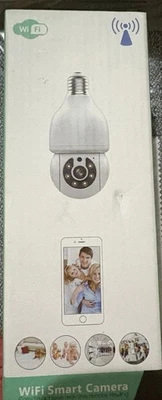 Wi-fi Smart Bulb Camera 2-way Audio Wireless Security Surveillance Camera New - Image 1 of 3