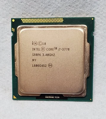 Intel i7-3770 Quad Core (8 threads) CPU 3.4 GHz - SR0PK - Imagem 1 de 2