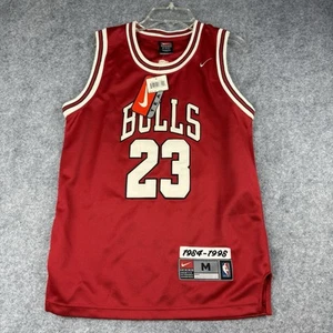 Maglia Vintage Nike Michael Jordan #23 Career Achievements Firma Deadstock Nuova con etichette - Foto 1 di 15