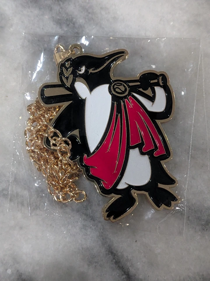 Rome Emperors Julius the Penguin Chain Necklace SGA Braves Minor League 8/15/25 - Image 1 of 1