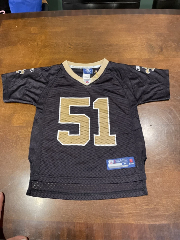 NFL New Orlean Saints Jonathan Vilma LB Niños M-5-6 Foto 1 de 4