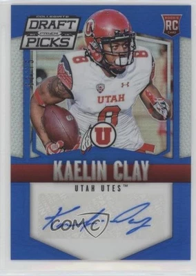 2015 Panini Prizm Collegiate Draft Picks Blue /75 Kaelin Clay Rookie Auto RC - Image 1 of 2