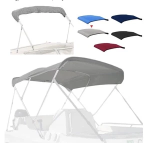 Copertura di ricambio 4 archi Bimini Top, manicotti cerniera tenda barca (senza telaio) - Foto 1 di 9
