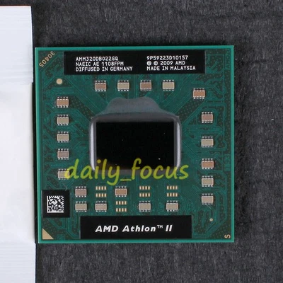 AMD Athlon II X2 M320 2.1 GHz AMM320DBO22GQ CPU Processor 400 MHz - Image 1 of 2