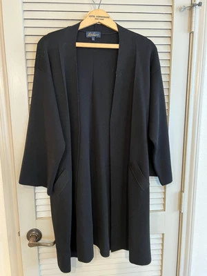 Suéter Cárdigan Largo Luisa Spagnoli, Frente Abierto, Talla L Perfecto Estado. Foto 1 de 4