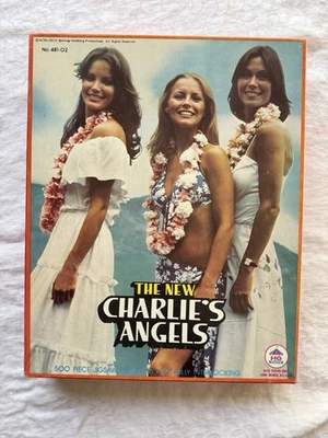Rompecabezas vintage 1977 H-G Toys Inc. "Los nuevos ángeles de Charlie" Foto 1 de 3