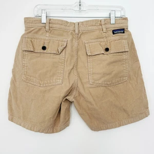 Patagonia Shorts Mens 32 Tan Organic Cotton Corduroy Utility 6" Inseam - Picture 1 of 9