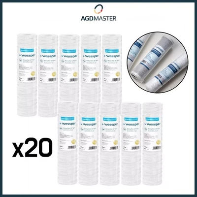 20x Sediment Vorfilter 5 Micron 10 Zoll Wickelfilter Osmose Filter Wasserfilter - Bild 1 von 4