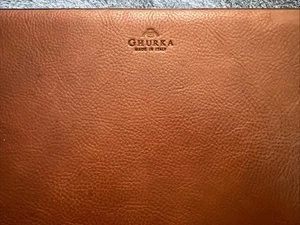 Seltenes Vintage Ghurka Leder Backgammon Set - nicht mehr produziert - Made in Italy - Bild 1 von 21