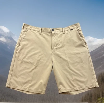 Pantalones Cortos HURLEY Hombres 36 Bronceados Elastizados Aventura Golf Senderismo Aire Libre Ligeros Foto 1 de 4