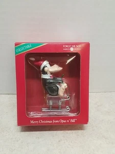 Carlton Cards 1996 red box "Merry Christmas from Opus n' Bill" Berkeley Breathed - Bild 1 von 5