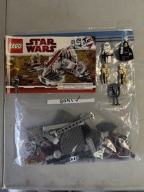 LEGO Star Wars Republic Swamp Speeder 8091 Complete Set 176 Pieces Minifigures