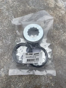 A2Z 16t/18t Zähne mit 3 Stück Legierung Abstandshalter und Sicherungsring Single Speed Mtb Jump XC - Bild 1 von 5