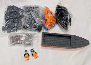 Lego City Set 60085 4X4 mit Motorboot mit allen Teilen und Minifiguren ohne INST - Bild 1 von 9