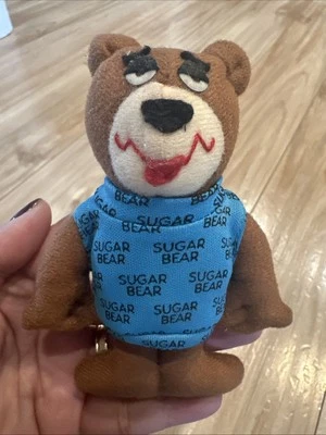 Oso de azúcar 4,5" peluche dorado crujiente animal de peluche General Mills  Foto 1 de 4