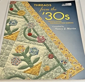 Threads from the 30s REPRODUCTION QUILT FABRIC Pattern Book Templates - Picture 1 of 7