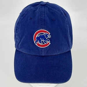 Chicago Cubs Hat - ‘47 Brand MLB Genuine Merch Blue StrapBack Baseball Cap EUC - Picture 1 of 15