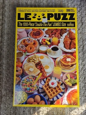 LE PUZZ Wakey Wakey Breakfast 1000pc Puzzle Complete - Image 1 of 2
