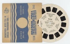 San Juan Puerto Rico 1946 Sawyer's View-Master Single Reel 564 No Title Numbers - Picture 1 of 1