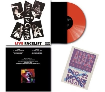 ALICE IN CHAINS - LIVE FACELIFT  - NEW /Colored VINYL Sealed NEW Foto 1 de 3