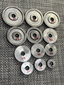 Set ingranaggi cambio tornio in metallo 5/8" (0,625") foro 18 DP (non si adatta alla curva sud) (G1) - Foto 1 di 2
