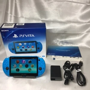 PlayStation PS Vita Wi-Fi Console Aqua Blue PCH-2000ZA23 from Japan region free - Picture 1 of 3
