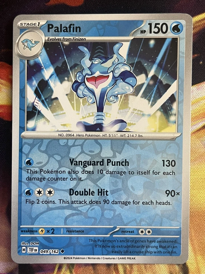 Pokemon TCG Palafin SV05: Temporal Forces 049/162 Reverse Holo Uncommon - Image 1 of 1