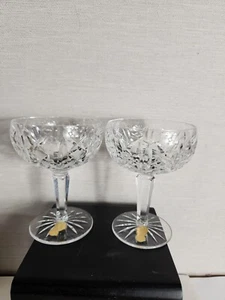 Waterford Kristall Glengarriff 5"x4" Sherbert Champagner Coupes Gläser Aufkleber - Bild 1 von 14