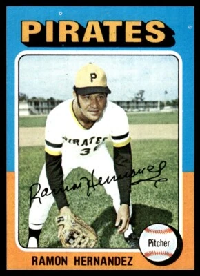 1975 Topps Ramon Hernandez Pittsburgh Pirates #224 Foto 1 de 2