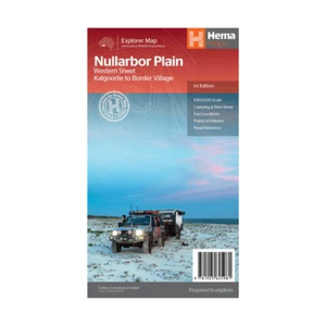 Hema Nullarbor Plain - Western Map - Kalgoorlie to Border Village - Picture 1 of 1