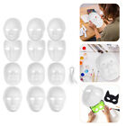  12 Pcs Papiermasken Selber Machen DIY-Kits Handdekor Kind Suite Abschlussball