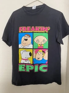 Family Guy Freakin' Epic Black Medium T-Shirt - Picture 1 of 1