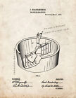 Washing Machine Patent Print Old Look
