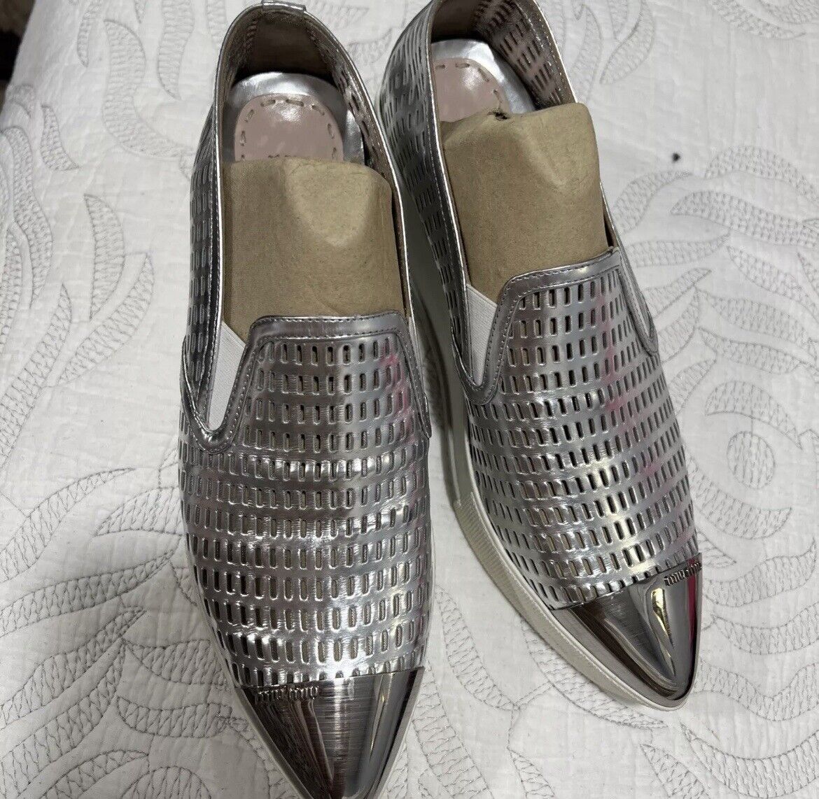 Miu Miu Silver Athletic Shoes for Women for sale | eBay Miu Miu Silver Athletic Shoes for Women for sale | eBay