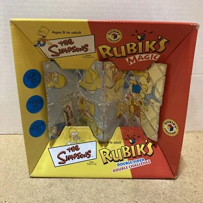 The Simpsons 2001 Rubik’s Magic Double-Sided Double Challenge Puzzle Lot #85 - Image 1 of 2
