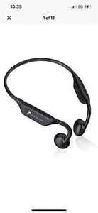 Bone Conduction Headphones Open Ear Bluetooth 5.2 IP67 Sweat Resistant - Picture 1 of 9