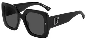 Dsquared2 D2 0063/S BLACK/GREY 53/24/145 women Sunglasses - Picture 1 of 1