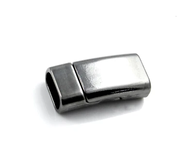 Magnetverschluss schwarz 10 x 5 mm Armband herstellen schmuck ID5 - Bild 1 von 2