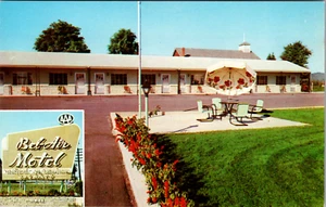 Vintage Chrome Postcard-Bristol, Virginia, Bel-Air Motel- Unposted  - Picture 1 of 2