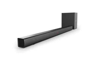 Barra de sonido inalámbrica Philips HTL1510B/37, altavoces fuertes, negra - Imagen 1 de 1