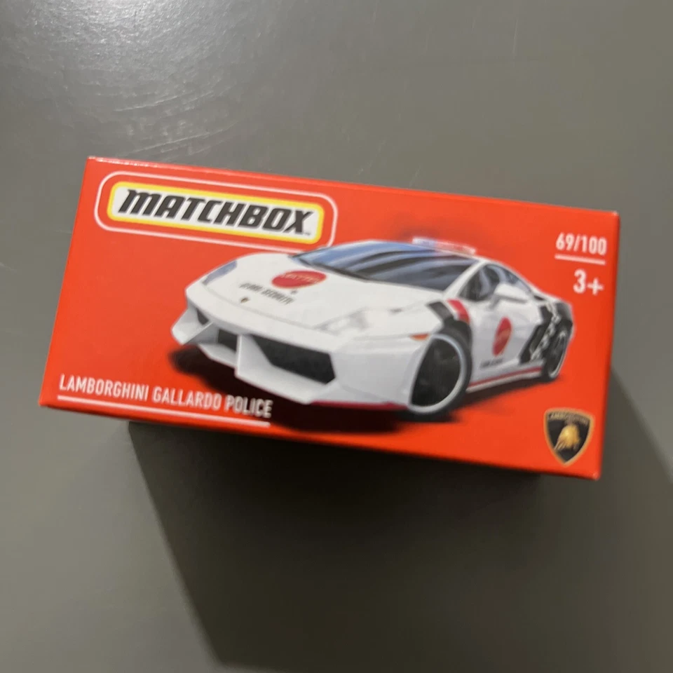 Matchbox Power Grabs Box Lamborghini Gallardo Police Vehicle Global Security - Image 1 of 1