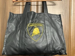 Lamborghini Leather Tote Bag - Picture 1 of 3