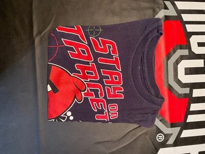 Boys Angry Birds Shirt Size 5-6 Dark Blue - Image 1 of 4