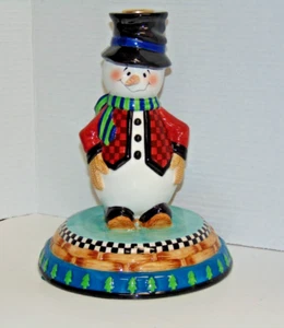 10" Snowman Candle Holder - Unique Designed by Peggy Herrick - Picture 1 of 5