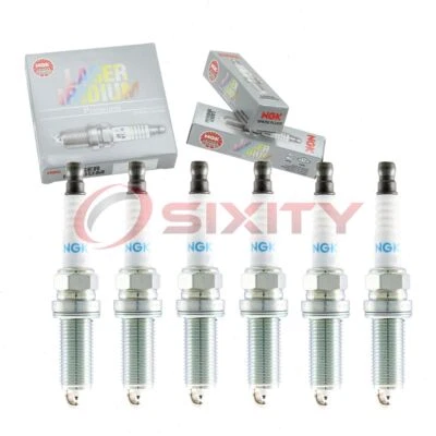 6 pc NGK 96008 DILKAR8K8G Laser Iridium Spark Plugs for Ignition Wire gl - Image 1 of 4